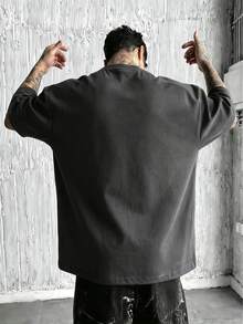 Áo thun nam in hình, áo đấu bóng đá Brazil cổ điển - Số 10 huyền thoại, trang phục thường ngày dành cho người hâm mộ bóng đá, áo bóng đá, chất liệu vải dệt kim thoáng khí 100% polyester, kiểu dáng vừa vặn, cổ tròn. - Màu xám đen - Xem 2