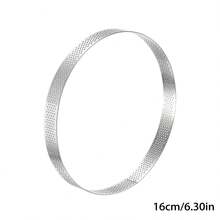 Stainless Steel Round Tart Ring With Holes, Non-Stick Baking Metal Round Cake Mold, Suitable For Cookies And Fruit Tarts, Moisture-Proof Soft Bottom For Even Baking - Multicolor - View 18