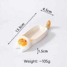 可爱猫咪陶瓷调味碟，手绘釉下彩，小型调味碟，家用酱油碟 - 彩色 - 查看 14