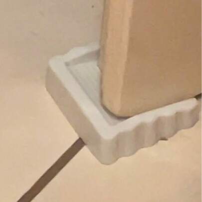 2pcs Creative Wind-Resistant Door Stopper, Plastic Frosted Door Wedge, Door Stopper, Wind-Resistant Door Stopper, Anti-Pinch Anti-Collision Door Stopper, Silicone Door Stopper Without Drilling, Shock-Absorbing Door And Wall Protector, Suitable For Home And Office Use, Perfect Housewarming Gift, Protect Home Safety, Mother's Day Gift, Father's Day Gift