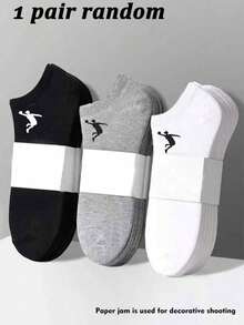 30pcs/2pcs Unisex Basketball Solid Color Breathable Invisible Socks, All-Match Minimalist Versatile Socks, Couple Style, Suitable For Daily Or Outdoor Casual Wear - Multicolor - View 11