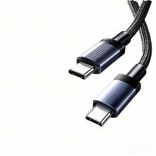 L532 Dual-Head Type-C Fast Charging Cable, Supports PD3.1 240W High-Speed Charging, 1M Short Portable, Compatible With Apple 15-17/Android/Tablets/Laptops, Convenient Charging Without Blocking Hands - Black - View 5