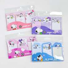 Bộ 60 tập giấy ghi chú hình Snoopy dễ thương, kiểu dáng trang nhã, chất liệu giấy cao cấp. Thích hợp cho học sinh, có thể dùng làm sổ tay, ghi chú và nhắn tin, cũng phù hợp cho văn phòng và sinh hoạt hàng ngày. Một lựa chọn lý tưởng cho mùa tựu trường và làm quà tặng văn phòng phẩm. - Nhiều màu - Xem 2