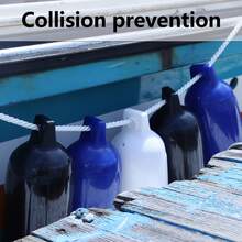 1 Set Boat Fenders, Thick PVC Material, Inflatable To Form Soft Cushion Layer, Effectively Absorb Collision Between Boat And Dock, Wharf Or Other Vessels, Prevent Scratches And Impacts, Protect Boat Paint And Structure. Reinforced Hanging Holes On Both Ends, Come With Matching Ropes For Easy Suspension On Both Sides Of The Boat - Multicolor - View 11