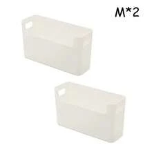 1/2 Packs No Drill Self Adhesive Wall Mount Plastic Storage Basket, Free Double Sided Adhesive Sticker Included, Punch Free Hanging Bathroom Cosmetic Organizer Caddy For Shower Kitchen Toiletries - White - View 14