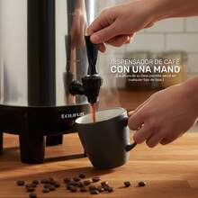 Cafetera Percoladora Taurus 40 Tazas Acero Inoxidable, Ideal Eventos y Oficina - Gris - Ver 5