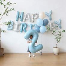 16-Inch Theme Happy Birthday Banner, Purple/Pink/Blue Fabric Printed Balloons, Yellow Daisy Print And Fluorescent Color, Reusable Party Balloons, Ideal For Birthday Party Decoration, Decorative Balloons, Party Balloons For Boys, Girls And Adults - View 3