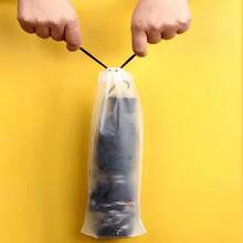 2/5pcs Semi-Transparent Matte Umbrella Bags - Durable EVA Material, Reusable, With Drawstring Closure, Suitable For Home And Travel Storage - Multicolor - View 5