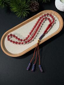 1 chuỗi hạt cầu nguyện Hồi giáo thủ công, tràng hạt Tasbih "Thể hiện đức tin của bạn một cách trang nhã" - Nhiều màu - Xem 4
