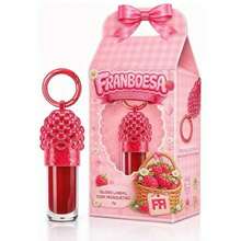Raspberry Lip Gloss With Carabiner Keychain, Moisturizing Lip Gloss, 5g, Creative Design, Women's Makeup - 覆盆子 - 查看 1