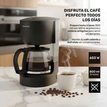 Taurus Coffeemax 6 Coffee Maker - Black - View 2
