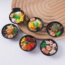 2026 Hot Selling Realistic Seafood Ramen Noodle Keychain, Japanese Food Toy Noodle Decor, Gag Gift, Interesting Creative Gift, Birthday Gift, Valentine's Day Gift, Children's Day Gift, Easter Gift, Perfect Gift, Best Gift, Halloween Gift, Stress Relief Toy - Squishy - Multicolor - View 4