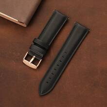 Women Retro Calfskin Genuine Leather Watch Band 18mm 20mm 22mm Quick Release Spring Bar Comfortable Replacement Wristband - Mouldless - View 8