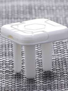 10pcs Plastic Safety Socket Covers, Anti-Electric Shock Plug Protectors Suitable For Power Outlets - Multiple Styles - View 15