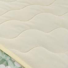 1pc Cooling Blanket, Modern Floral & Botanical Pattern Quilted Throw, Lightweight Breathable Fabric, Designed For Heat-Sensitive, Suitable For Home, Travel, All Seasons - Mint Green - View 6