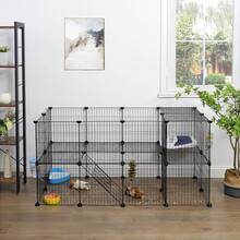 SONGMICS Pet Fence - Black - View 9