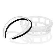 Graduation Cap Headband - Keep Your Natural Hair On Grad Day And Secure Your Cap - Black And Clear Headband Included - Clear - View 10