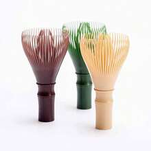 1pc ABS Plastic Matcha Whisk, Suitable For Latte, Baking, Cooking, Tea Ceremony, Heat Resistant, Durable, Easy To Clean - Multicolor - View 10
