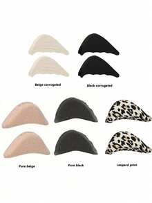 Soft Memory Foam Forefoot Pad - Non-Slip Anti-Scratch Insole, Perfect Fit, Protect Toes And Heel Support, Beige And Black, Suitable For Long-Term Wear And High Heels - Multicolor - View 9