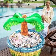 JOYIN 28 "Enfriador de Palmeras Inflable, decoración de Fiesta temática de Playa Tropical de Hawai, Enfriador de Palmeras para artículos para Fiestas al Aire Libre, decoración de Fiestas - Palmeras - Ver 6
