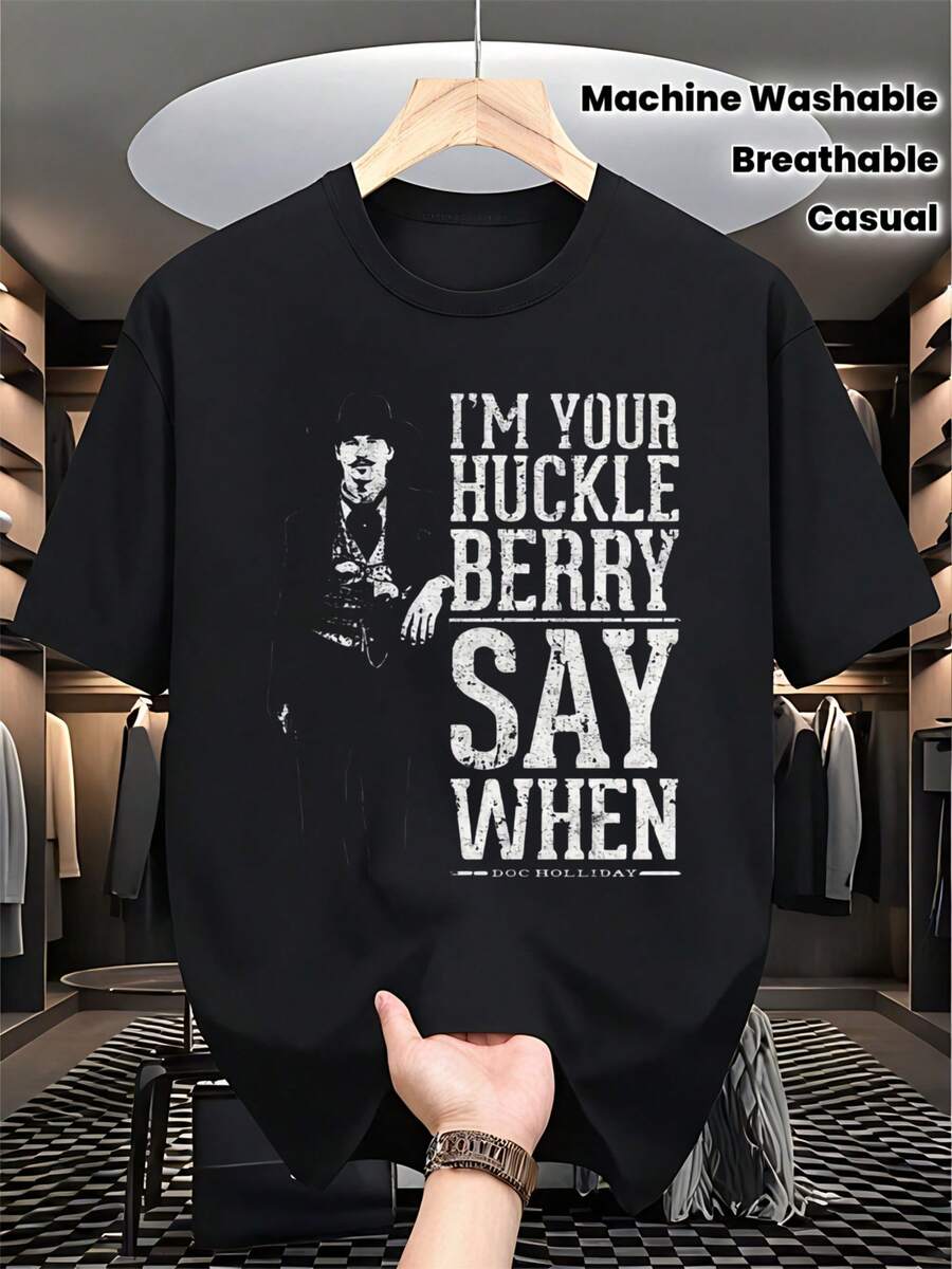 Men T-Shirts - Black - View 1