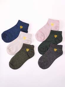 5双随机女士袜子，薄款夏季款，韩版时尚亮片袜，复古性感闪亮袜，咖啡色 - 彩色 - 查看 2