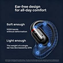 Soundcore V30i Open-Ear Bluetooth Headphones, Air Conduction Wireless Sports Running Ear-Hook Headphones, Dynamic Bass, Immersive Sound Quality, Comfortable For Long Wear, Long Battery Life, Bluetooth 5.3, Compatible With Apple And Android Phones - View 3