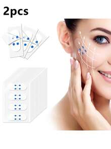 200/80/40/20/8/2PCS, Face Support Tape & Stickers | Portable Face Tape Tool For Support | Unisex, Suitable For All Skin Types | Concealable - Perfect For Cosplay And Daily Makeup, Jawline, Face Mask - Multicolor - View 14