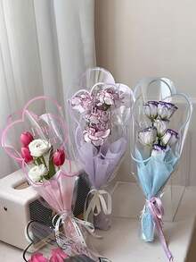 50 túi quà hoa trong suốt, thích hợp cho Ngày Valentine, Ngày của Mẹ, Sinh nhật, Đám cưới, Lễ tốt nghiệp và các dịp lễ kỷ niệm khác. - Nhiều màu - Xem 8