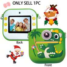 3-16 Years Old Kids Digital Camera, 1080P HD Dual Lens Selfie Camera With Printing Paper, Christmas Birthday Gift Toy, Suitable For Boys And Girls - Multicolor - View 2