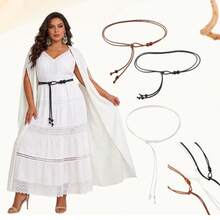 1pc Plus Size Women's Beaded Waist Rope, Suitable For Long Skirts, Short Skirts, Casual Wear, Windbreakers, Dresses, Versatile Bohemian Style Waist Rope For Daily Outings - Waist Rope - View 23