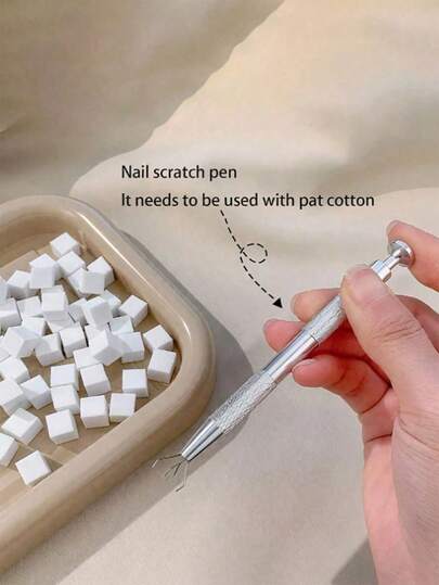 1pc/2pcs Sponge Block Claw Clamp, Manual Tool, Nail Sponge Clamp, Nail DIY Tool, Suitable For Multi Scene Functions, Tool Clamp For Novice Nail Technicians