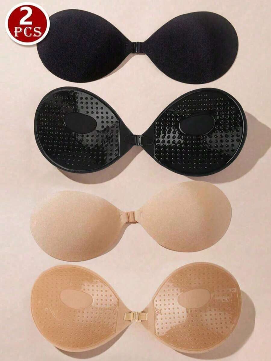 3厘米厚隐形文胸，适合小胸露背连衣裙，可重复使用，丰胸 - 彩色 - 查看 1