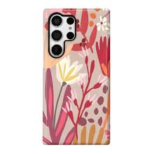 Funda para Teléfono - Diseño Elegante con Arte Floral, una Resistente Funda 2 en 1 con Doble Capa para Varios Modelos de  Galaxy, Perfecta como Regalo - Color mixto 1 - Ver 3