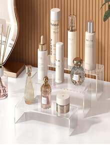 5pcs Transparent Acrylic U-Shaped Display Stand - Reusable Cupcake Stand Suitable For Desserts, Jewelry, Wedding Buffet And Party Supplies. Sturdy, Adjustable, Easy To Assemble. - Clear - View 7