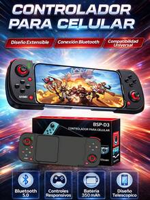 Controlador De Juegos Inalambrico Gamepad Compatible Con IOS Y Android - Ver 4