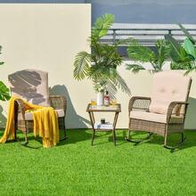 Silla de jardín para exteriores - Ideal para conjuntos de muebles de patio y sofá, perfecta para jardín, terraza o balcón - B - Ver 4