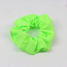 1 chiếc dây buộc tóc scrunchie màu neon sáng dành cho nữ - Nhiều màu - Xem 9