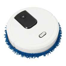 kangten Modern White Mopping Machine Wet And Ary Dual-Purpose Mopping Machine Round Automatic Mopping Machine For Bedrooms, Living Rooms, Parlors - mặc định - Xem 4
