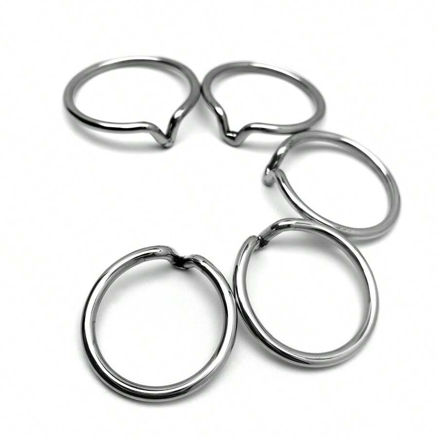 5 Sizes Penis Ring, Relieve The Foreskin From Being Too Long, Penis Head Rings, Cock Ring, Dick Ring, Sex Toy, Adult Men Toys, Adult Pleasure, Sexual Wellness, Sex Toys - Silver - View 1