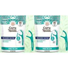 Dual Slickers Floss Picks - Double Threaded Dyneema Dental Floss With Foldable Toothpick For Effective Plaque Removal - Unflavored- 60 Ct - 1 Count (Pack Of 50) - View 2