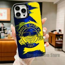 Funda Protectora Anti-Golpes Negra Mate para Phone17,16,15,14,13,12,11,Pro,MAX,Plus,DesignF-FenerbahceS-E17Air - z5 - Ver 5
