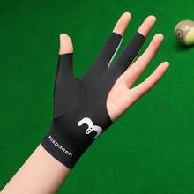 1 chiếc găng tay chơi bi-a/snooker chuyên nghiệp, nhẹ, dành cho tay trái, không đường may, độ đàn hồi cao, thoáng khí, thoải mái, lòng bàn tay trơn nhẵn chống trơn trượt, găng tay không ngón dành cho cả nam và nữ. - Nhiều màu - Xem 6
