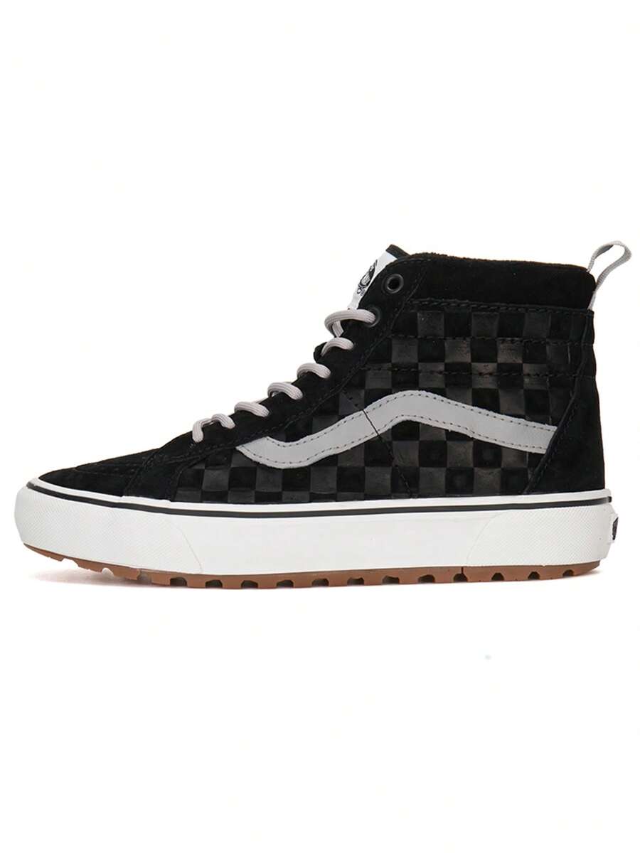 Vans男鞋女鞋SK8-Hi MTE-1山系加絨登山鞋休閒運動鞋VN0A5HZYBM8 - 黑色 - 查看 1