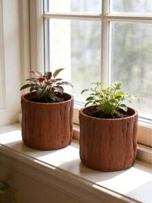 Chậu trồng cây bằng nhựa giả vỏ cây, thích hợp sử dụng trong nhà và ngoài trời, thiết kế cổ điển cho cây nhỏ, chậu trồng cây cảnh, chậu cây trong nhà, chậu cây bền, chậu cây trong nhà, chậu cây ngoài trời, chậu hoa trong nhà, chậu cây, chậu hoa, chậu hoa trồng cây trong nhà, chậu bonsai, chậu cây trong nhà, Ngày lễ tình nhân, Lễ Phục sinh - A - Xem 9
