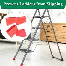 4pcs Ladder Feet Protectors, Keystone RV Parts & Accessories Pads, Rubber Folding Protectors, Anti-Slip Ladder Feet - C (20*50mm) - View 1