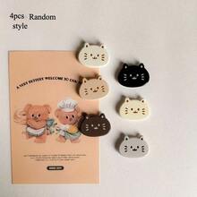 2pcs/4pcs/6pcs/8pcs/10pcs/12pcs 可愛貓咪冰箱磁鐵 - 橢圓形塑膠冰箱貼紙，附可愛貓咪設計，冰箱與家具裝飾，可愛裝飾磁鐵，個性化廚房辦公室置物櫃與洗碗機冰箱磁鐵，廚房裝飾，家居裝飾，母親節禮物，完美禮物選擇 (聖誕節、情人節、畢業生日)，家居點綴，裝飾磁性貼紙，家居裝飾配件 - 多色 - 查看 11