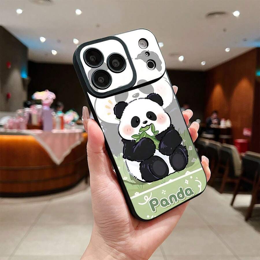 compatible with Appleおよびcompatible with Samsung Galaxyシリーズス スマホケース キャラクター TPU素材、強化されたレンズ保護、瞳孔デザイン。 パンダケース 11 17e 手机壳 17e 手机壳 家族、恋人、友人、そして子供たちへのプレゼントに最適です。 14/17e/14 Pro Max/ 13 pro/16 Pro Max/11 Pro Max/S22 Ultra/S24/14 Pro/S24 Ultra/S23/17 Pro Max/13/16 Plus/Apple Air/17 Pro/12/16/12 Pro Max/15 Plus/12 Pro/16e/13 Pro Max/S22/14 Plus/17/S23 Ultra/S25 Edge/15/S25/S25 Ultra/15 Pro Max/16 Pro/15 Pro/11 Pro - ブラック - チェックする 1