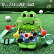 Interesting Golf Ball Tees, Golf Ball Tees Storage Bag, Golf Ball Storage, Golf Gift, Golf Accessories, Golf Ball Bag Pendant, Golf Storage Bag Can Store Golf Accessories Including Ball Tees - Green - View 5