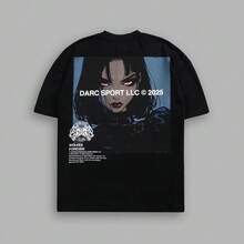 DARCSPORT T-Shirt American Street Fashion Brand Loose Fit Plus Size Pure Cotton Short-Sleeve T-Shirt - White - View 3